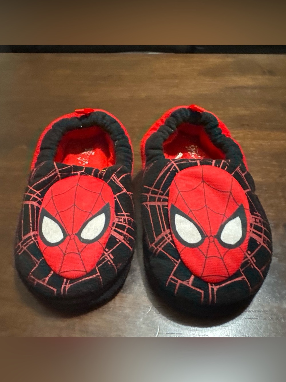 Spider-Man Kids Slippers - Red & Black